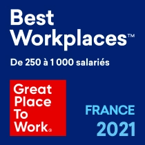 Best Workplaces™, de 250 à 1000 salariés, Great Place to Work®, France 2021